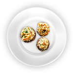 Cheesy Garlic Mushrooms 