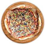 Mushroom & Jalapeno Pizza 