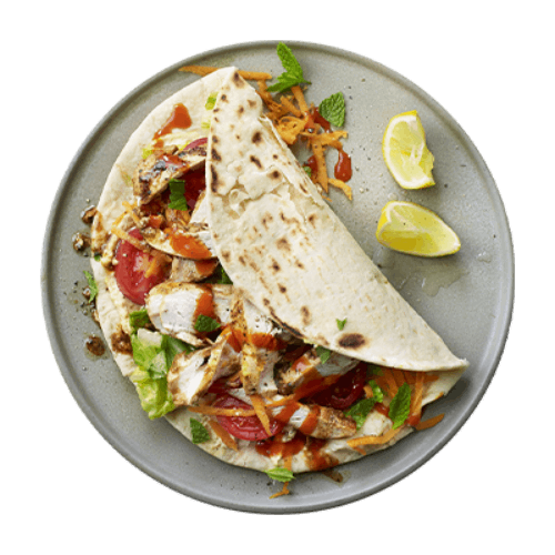 Wrap Served at Ozkans Grill  in Selkirk